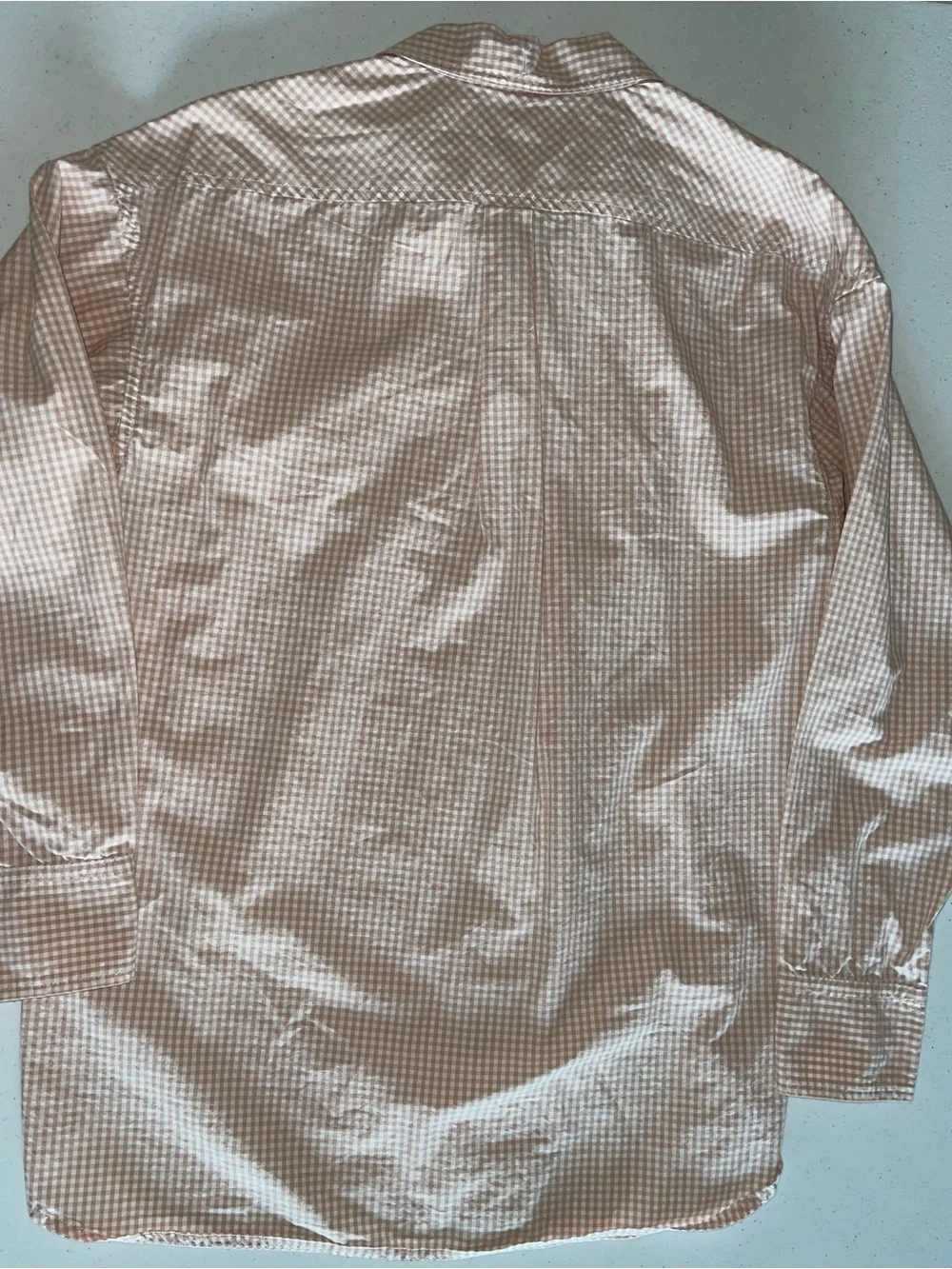 J. Crew Women Relaxed Mini Gingham Button-Down Shirt